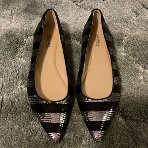 Michael Kors stripped flats